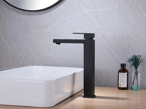 Смеситель ABBER Daheim AF8211B для раковины, черный матовый