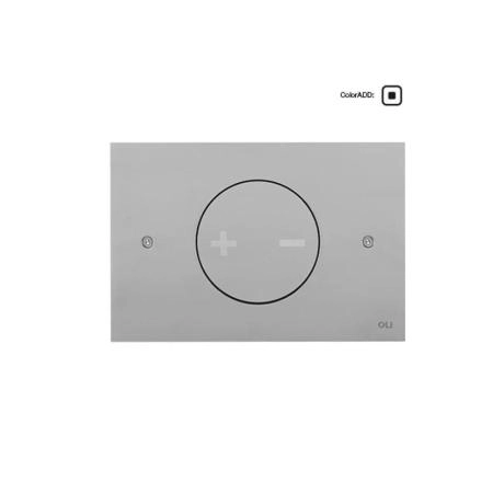 Панель механическая двойная OLI Панель механ. двойная INO-X 02 661002, сталь нержав., хром матовый