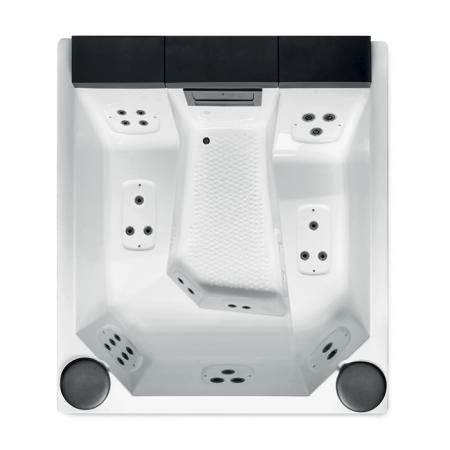 Gruppo Treesse Quarz Light 235 Минибассейн 235х215х90см., отдельностоящий, с панелями, с крышкой, цвет белый