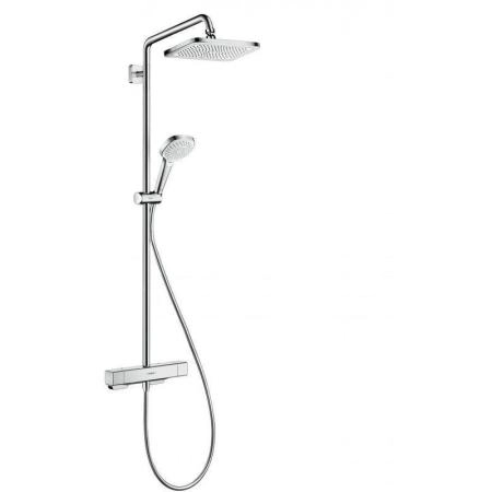 Hansgrohe 27660000 Croma E280 Душевая система для душа с термостатом 280х170/110 мм, 3 режима, Ecosmart, хром