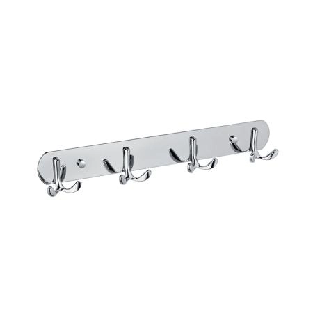 Планка с четырьмя крючками FIXSEN EQUIPMENT FX-2114, хром