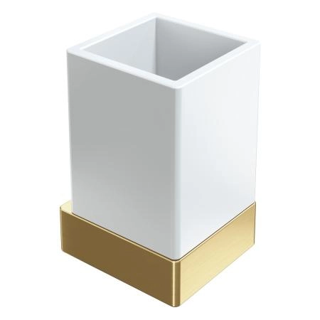 Стакан Boheme настенный Qubic Matt Gold 10724-MG