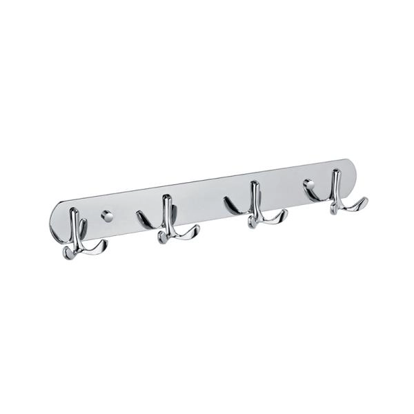 Планка с четырьмя крючками FIXSEN EQUIPMENT FX-2114, хром