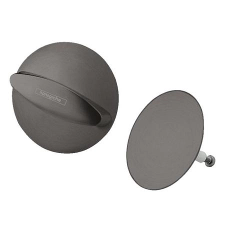 Hansgrohe Flexaplus Накладки для слив-перелива, цвет: шлифованный черный хром