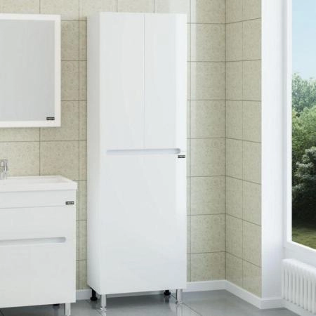 Шкаф СаНта Лондон 60 524006, напольный, с бельевой корзиной