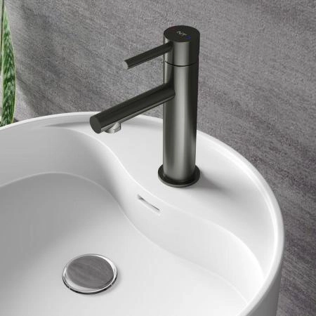 Смеситель NT BAGNO NT2201 ARINO для раковины серый матовый