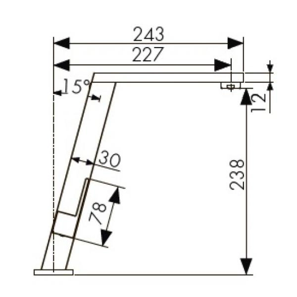 Смеситель для кухни KAISER Vico (30144-5) хром