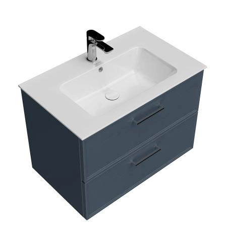 Тумба Kerama Marazzi PIANO CLASSIC ПИАНО КЛАССИК PIA.CL.75\BLU.M подвесная 75 см, 2 ящика, ясень синий матовый