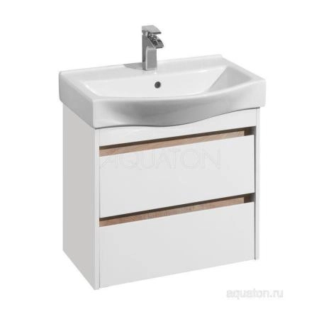 Тумба под раковину AQUATON Нортон 65 белая 1A248801NT010