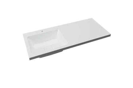 Тумба под стиральную машину Stella Polar Корделия 60, 2 ящ., ст/м., серая, Kamilla 120