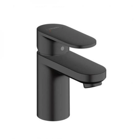 Hansgrohe 71550670 Vernis Blend Смеситель для раковины 71 мм, со сливным гарнитуром, матовый черный