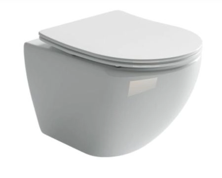 Подвесной унитаз Metropol Rimless белый