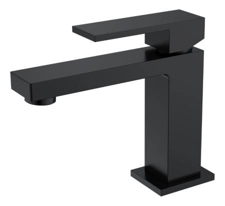 Cмеситель для умывальника Boheme Qubic Matt Black 471-B