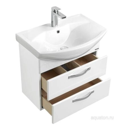 Тумба под раковину Акватон Ария 50М, цвет белый
