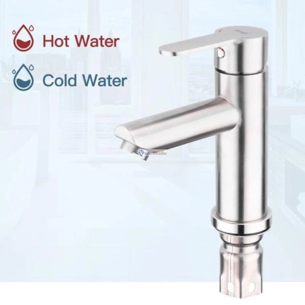 Смеситель для раковины Frap F10801 сатин