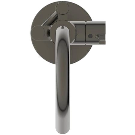 Ideal Standard Joy Смеситель для ванны, напольный, с ручным душем Stick, шланг для душа Idealflex 125см., для монтажа с A6133NU, цвет: PVD Magnetic Grey