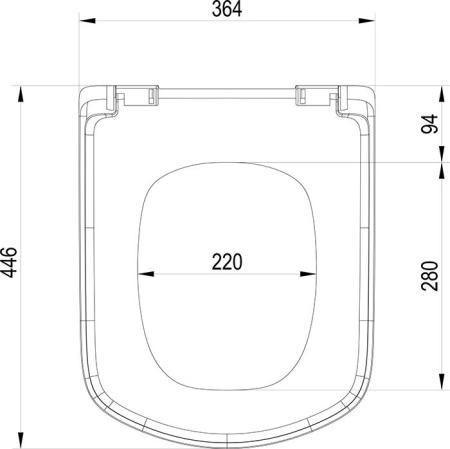 Сиденье для унитаза Ravak Classic X01672