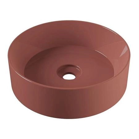 Alice Spy Round Раковина Ø40см., накладная, без отв., цвет: табаско глянцевый