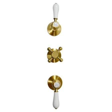 Встроенный Смеситель Magliezza BIANCO 50668-br на 2 режима бронза