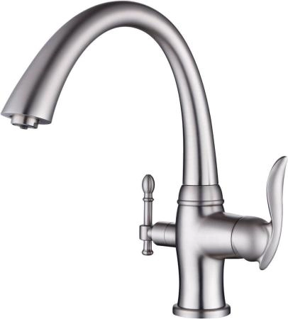 Смеситель для кухни ZORG Sanitary (ZR 340 YF SATIN) хром