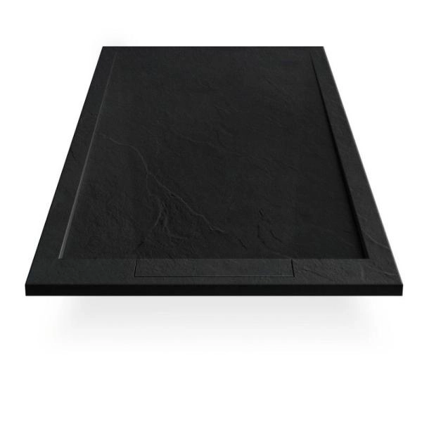 Поддон литьевой мрамор чёрный Esbano 120x80 ESP-LX128B