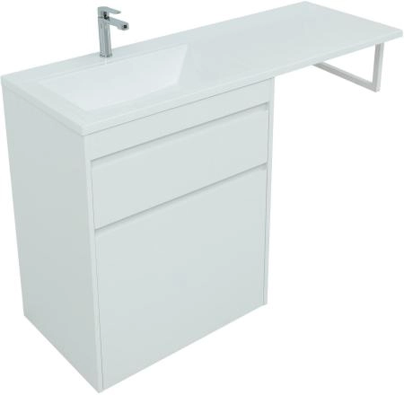 Тумба под раковину Aquanet Токио 68 белый (напольная, 1 ящик)