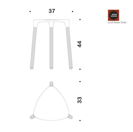 Табурет Colombo Black&White B9988.EPN ,сталь;сиденье экокожа,цвет чёрный