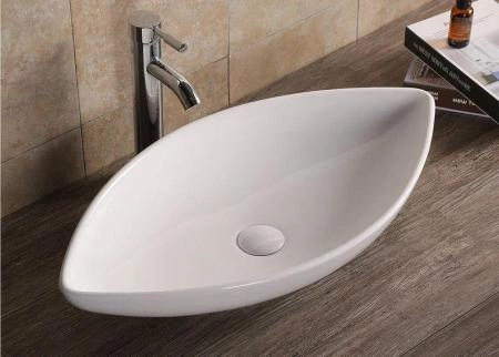 Раковина Cerutti SPA CR7093A накладная, белая, лодочка 700х375х140