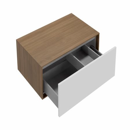 Тумба Kerama Marazzi ATOLLO АТОЛЛО AT.80\WHT.M напольная/подвесная с ящиком 80, белая матовая