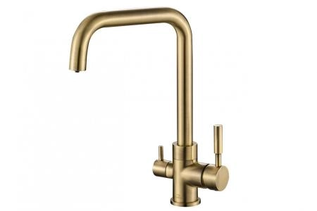 Смеситель для кухни ZORG Steel Hammer (SH 715 BRONZE) бронза