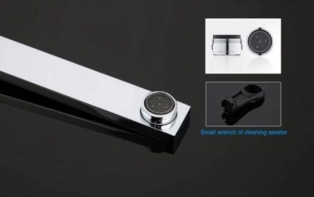 Смеситель Gappo G2207 для ванны длинный излив, хром