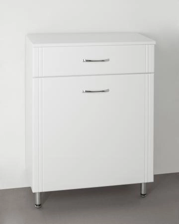 Комод для ванной Style Line Эко Стандарт 60 с корзиной напольный с ящиком