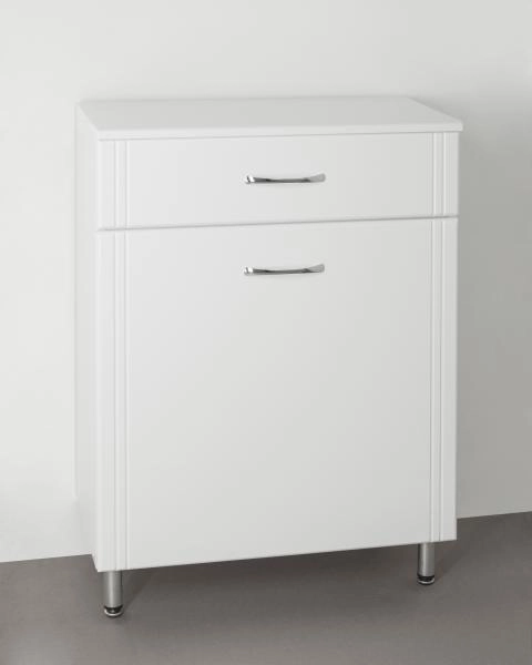 Комод для ванной Style Line Эко Стандарт 60 с корзиной напольный с ящиком