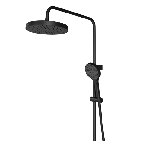 Душевая система VitrA Core Round A4730936EXP с термостатическим смесителем и ручным душем матовая черная