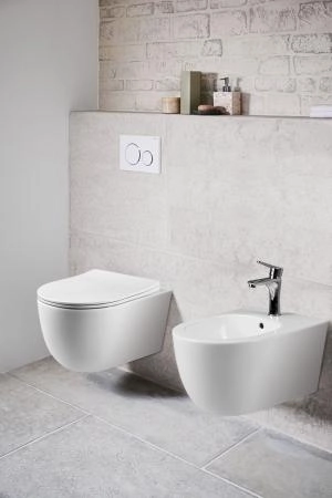 Биде подвесное Vincea VB1-34S, цвет белый