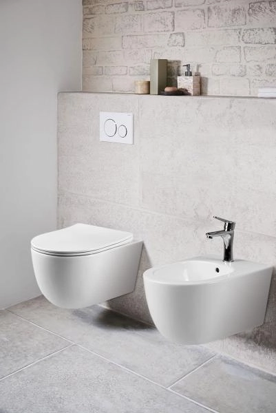 Биде подвесное Vincea VB1-34S, цвет белый