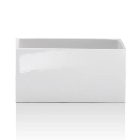 Decor Walther DW 624 Бокс универсальный 25x12x12см, фарфор, настольный, цвет: белый