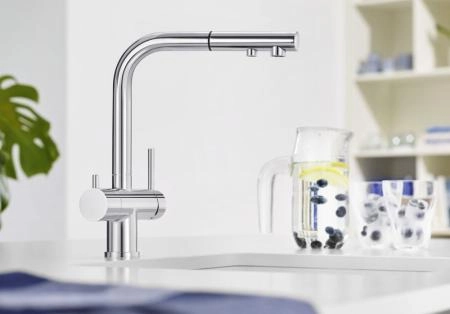 Смеситель Blanco FONTAS-S II 525199 нержавеющая сталь UltraResist (PVD Steel) для мойки