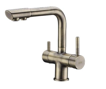 Смеситель для кухни WasserKraft A8037 бронза