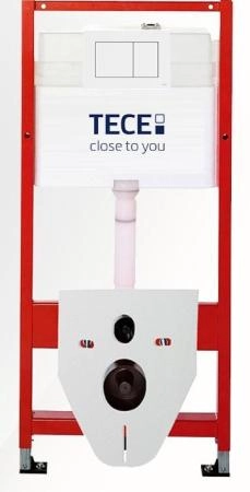 КОМПЛЕКТ TECE + beWash: 9400413 Инсталляция для подвесного унитаза TECE + BeWash Bogen Унитаз подвесной безободковый с сиденьем микролифт белый глянец 88313201 + 2111DP