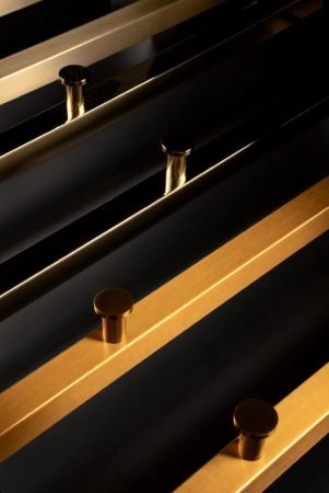 Полотенцесушитель электрический Boheme 2-трубы квадратный BRONZE 728-BR