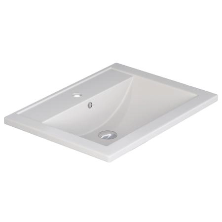 Раковина кварцевая Uperwood Foster Quartz 60 см, белая матовая, жасмин