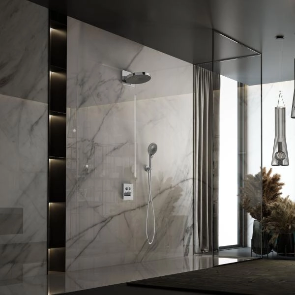 Душевой комплект Vincea Inspire VSFW-3I21T1CH встраиваемый, термостатический, 2 режима, хром