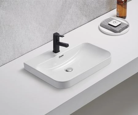 Раковина Gid 9560s встраиваемый 61 Белый