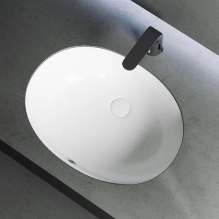 Раковина Ceramicanova Element CN6043  встраиваемый под столешницу  56x42 овальная