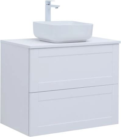 Тумба под раковину Aquanet Терра 80 белый матовый