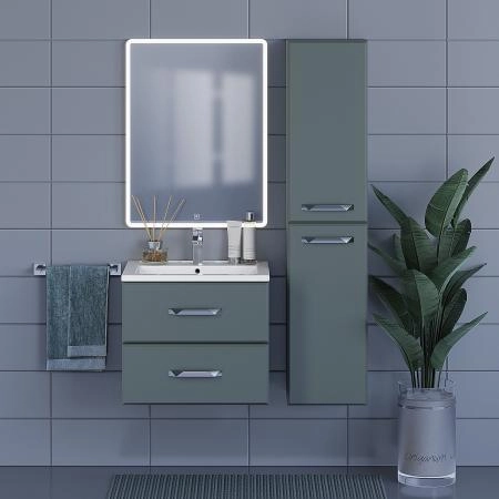 Пенал Uperwood Foster 36*30*160 см, подвесной, серый графит