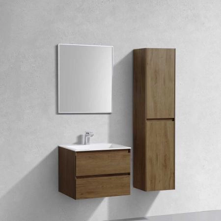 Тумба под раковину Vincea Luka 600 подвесная, 2 ящика soft-close, цвет T.Oak