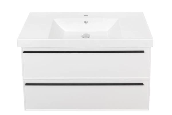 Тумба под раковину LA FENICE Elba Bianco TWIN белый 100 FNC-01-ELB-B-100-2 белый матовый