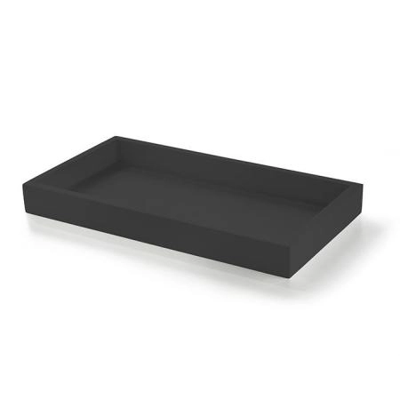 3SC Bemood Black Поднос 27.5х15х4см., настольный, цвет: черный